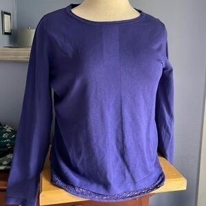 GNW top size XL royal blue sweater